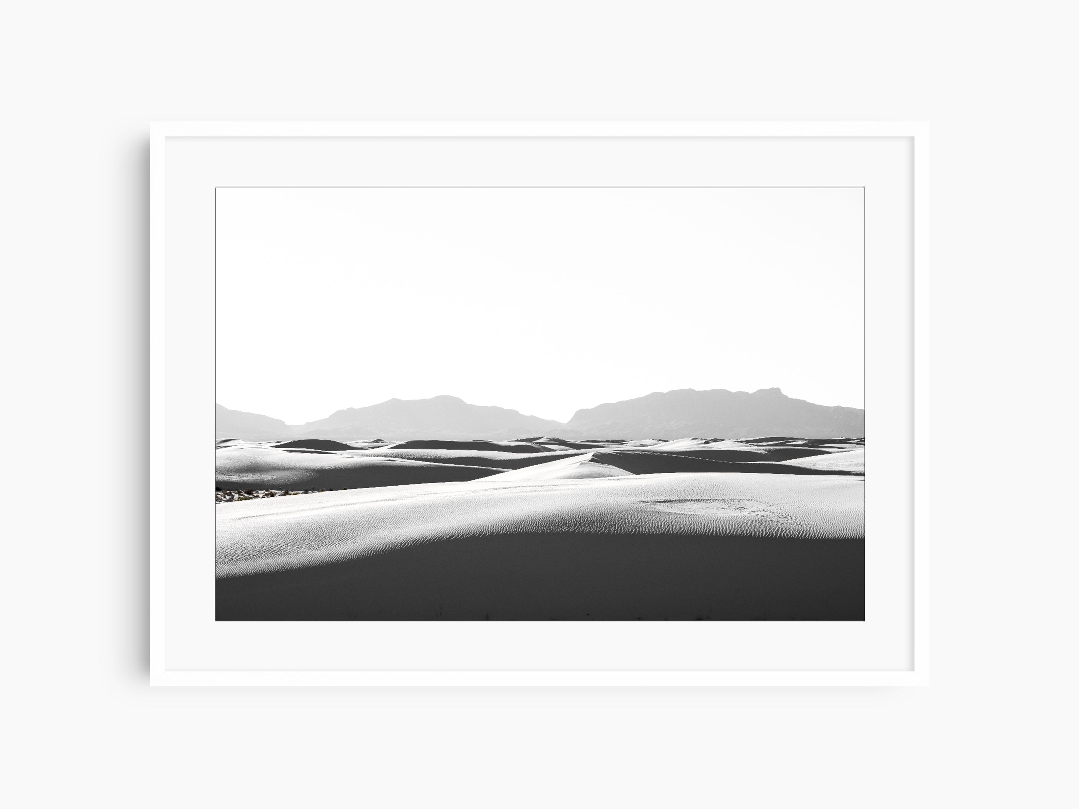 White Sands, Black & White